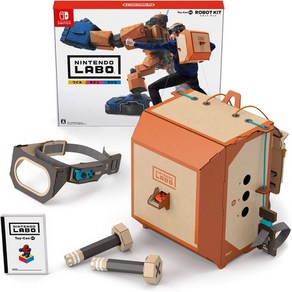 일본직발송 1. NINTENDO LABO (닌텐도 실험실) TOY-CON 02: ROBOT KIT - SWITCH, One Size, One Colo