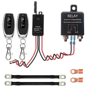 무선 원격 자동차 킬 스위치 200A 배터리 분리 DC12V 72V 제어 누출 방지 아이솔레이터 중장비 트럭 인버터 펌프용 897345, Ca Battey Disconnect Switch, 1개