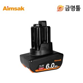 아임삭 B60P14A 리튬이온배터리 14.4V 6.0AH 일자형 BL14M503 호환용, 1개