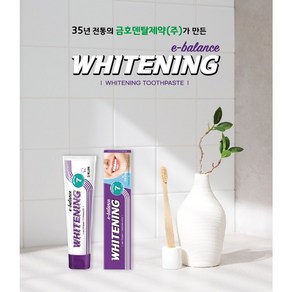 화이트닝 이밸런스 미백치약 150g (치아미백 충치예방 구취제거), 1개