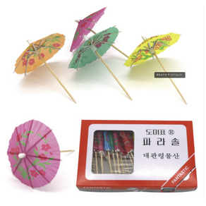 우산요지 도미 40입 * 10개 대용량 이쑤시게 요지, 40개, 400개