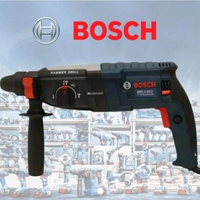 전동드릴 임팩 BOSCH GBH 2 28 D 전문 등급 전기 망치 해머 픽 3 기능 4 피트 및 조정, 01=ASPHOTO_AU, 1개