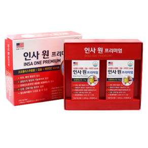 인사원 프리미엄 프로폴리스추출물+칼슘+비타민CD+아연 함유제품 1500mg, 60정, 2개