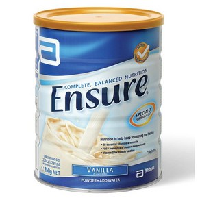 Ensure 엔슈어 Balanced Nutrition Vanilla 밸런스 뉴트리션 파우더 바닐라맛 850g 1통