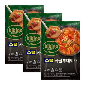 비비고 스팸사골부대찌개, 700g, 3개