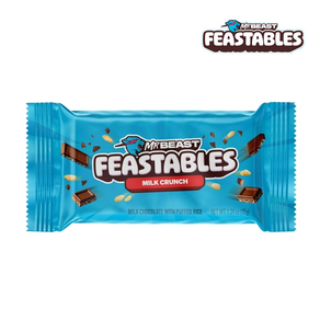 [Feastables MrBeast Chocolate Bar] 피스터블 미스터 비스트 초콜릿 미국 유투버 초콜렛 02 크런치 초콜릿