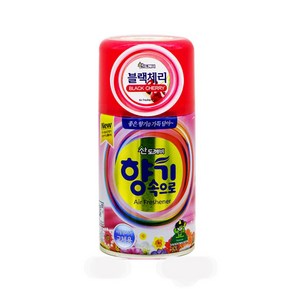 향기속으로 방향제 자동분사기 교체용 리필용 165g/290ml - 블랙체리향, 단품, 1개, 290ml