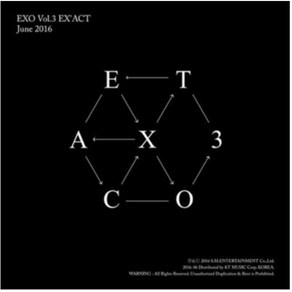 개봉앨범 포토카드 없음 / 엑소(EXO) - 정규3집 EX’ACT Chinese Ve.