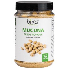 bixa BOTANICAL Mucuna Puiens Powde (Velvet Bean Powde/Kapikacchu) ǀ Ayuvedic Hebal Supplemen, 200g, 1개