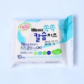 슬라이스치즈(뼈칼슘) 서울우유 180g(18g x 10매) 냉장, 1개, 180g