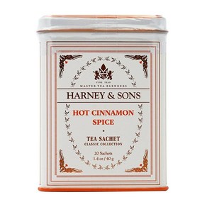 Haney Sons 핫 시나몬 스파이스 티 클래식 컬렉션 20 티백, 1개, 20개입, 40g