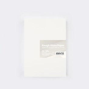 PaperPhant 하이퀄리티 용지 러프그로스지(Rough Gloss paper) 내츄럴