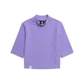 엔에프엘 F212WTS602 우먼 하프넥 숏슬리브 탑 PURPLE