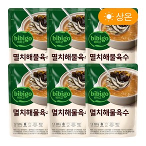 비비고 진국육수 멸치해물 500g X 6개