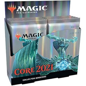 Wizads of the Coast 매직 : 더 개더링 기본 세트 2021 (M21) 컬렉터 부스터 팩 일본어판 12팩들이(BOX) MTG 트레커 위더스 오브 코스트, 1개