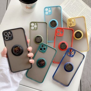 신서엔코 아이폰SE2케이스 iPhone Case SCH-2602 엣지 자석 링 케이스