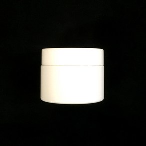 [더위치] 60ml 화이트 원형 크림용기 흰색뚜껑 (리드포함), 1개