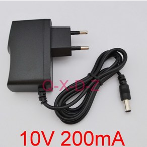 1PCS 10V 800mA AC 100V-240V 변환기 스위칭 전원 어댑터 DC 0.8A 공급 EU 플러그 5.5mm x 2.1mm-2.5mm, 1개