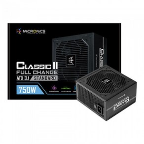 -마이크로닉스 Classic II 풀체인지 750W 80PLUS스탠다드 ATX3.1-, 마이크로닉스