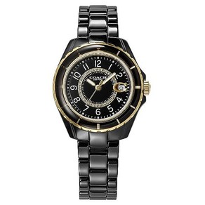 Coach 코치 손목시계 PRESTON 핑크 세라믹 쿼츠 32MM 시계 14503463 여성 고급