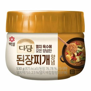 CJ 다담 된장찌개 양념 530g 1개