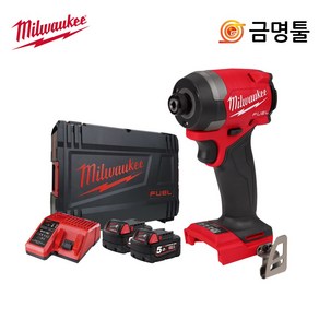 밀워키 충전 임팩 드라이버 M18 FID3-502X 18V 5.0AH, 1개