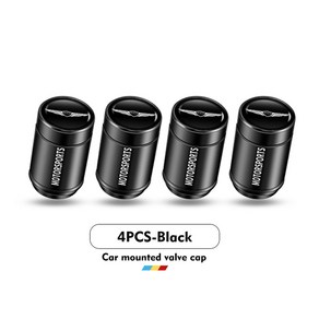 자동차 알루미늄 휠 어 밸브 코어 방진 캡 제네시스 G80 G70 G90 GV80 G60 GV60 X 4, black-4PCS, 4개