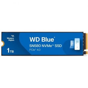 Westen Digital 1TB WD Blue SN580 NVMe 내장 솔리드 스테이트 드라이브 SSD Gen4 x4 PCIe 16Gb s M 2280 최대 4 150M, 1TB_Pevious Geneation, 1개