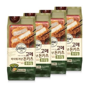 CJ 고메 바삭튀겨낸통등심돈카츠 450g X 4개