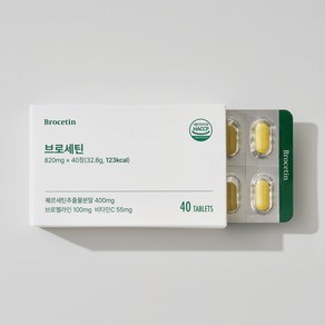 브로세틴 퀘르세틴 브로멜라인 소포레틴 퀘르틴산 400mg 케르세틴 노스릴리브, 1박스, 40정