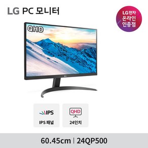 LG전자 QHD PC모니터, 60.5cm, 24QP500