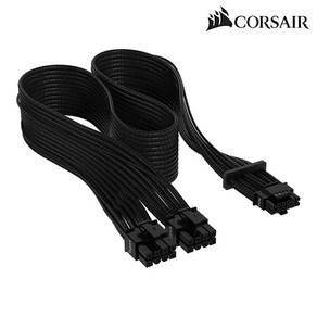 커세어 CORSAIR Pemium 600W PCIe 5.0 Type-4 슬리빙 케이블 블랙