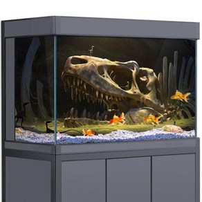 Reptile Habitat Backgound Dinosau Bones Deset 3D HD Pinting Wallpape Fish Tank Aquaium Backgo, 1개, 1) 30x40cm 12x16in