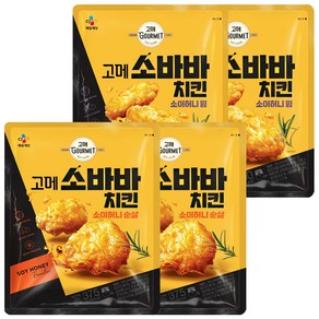 고메 소바바 치킨 소이허니 순살375g x2개 + 윙300g x2개, 300g, 2개