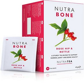 NUTRABONE - Bone Health Tea – Includes Rose Hip G NUTRABONE - 뼈 건강 차 – 로즈힙 은행나무 유카 포함 - 뼈 강화 및 지원, 1개