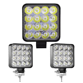 KDsafe 12-24V 미니 48W LED 방수 써치라이트 해루 화물 선박, 필수선택, 1개