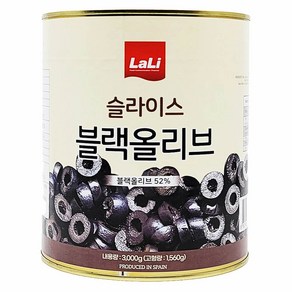 라리 업소용 대용량 블랙올리브 슬라이스 3kg