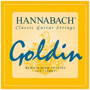 Hannabach - Goldin Medium High Tension Treble Set / 클래식기타 1 2 3번 스트링 (725MHT-652728)