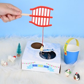 오늘놀이 겨울 얼음 빙어 자석 낚시 놀이 DIY 컬러링 키트 KC인증, 1개
