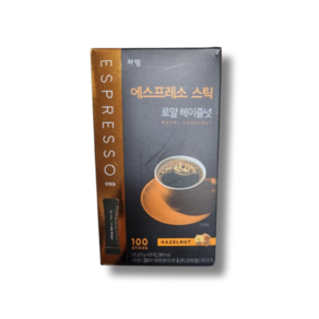 쟈뎅 에스프레소 스틱 로얄 헤이즐넛 커피 100T, 1g, 100개입, 1개