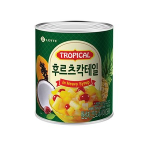 롯데 후르츠칵테일 통조림, 2개, 850g