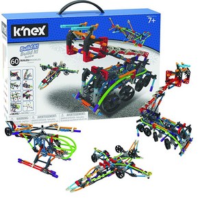 케이넥스 K'nex 중급 60 모델 조립 세트 - 395개 부품 만 7세 이상 창의적인 장난감 멀티 컬러, 케이넥스 K'nex 중급 60 모델 조립 세트 - 39, 1개