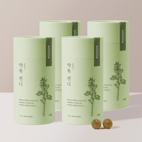 바라기 약쑥캔디 목캔디 지관통 3+1 540g, 4개, 135g