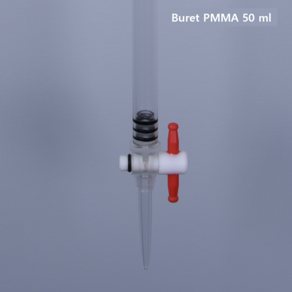 PMMA 플라스틱 뷰렛 Buet PMMA 50ml B13-503-011, 1개