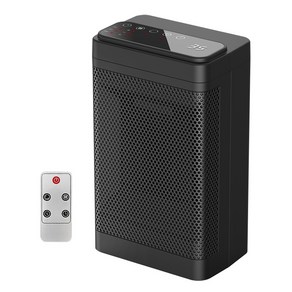 사무실 가정용 PTC 온풍기 + 리모컨+터치스크린, 1500W, 1500W