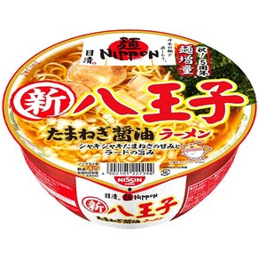 닛신멘 NIPPON 하치오지 양파 간장라면 112g, 1개