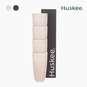 [Huskee] 허스키컵 16온스 (480ml) 4개 (1박스), 내추럴