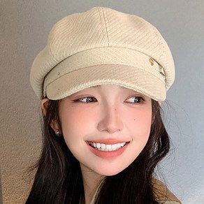 데이즈원 여성 가을 겨울 빵모자 헌팅캡 팔각모 여성 모자