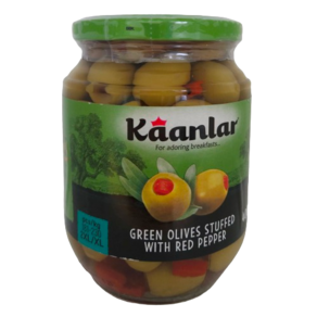 코리아티브 그린 올리브 위드 레드 페퍼 Geen olive with Red Peppe Kaanla, 1개, 730g