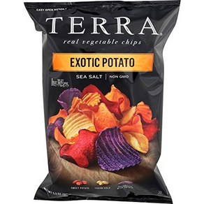 Tea Vegetable Chips Exotic Potato Chips with Sea Salt Tea Vegetable Chips 바다소금 첨가 이국적인 감자칩 5.5온, 155g, 1개